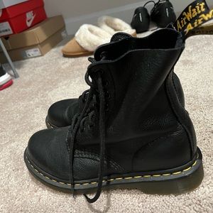 Womans Dr. Martens 1460 Pascal 8- Eye Boot- Black soft leather